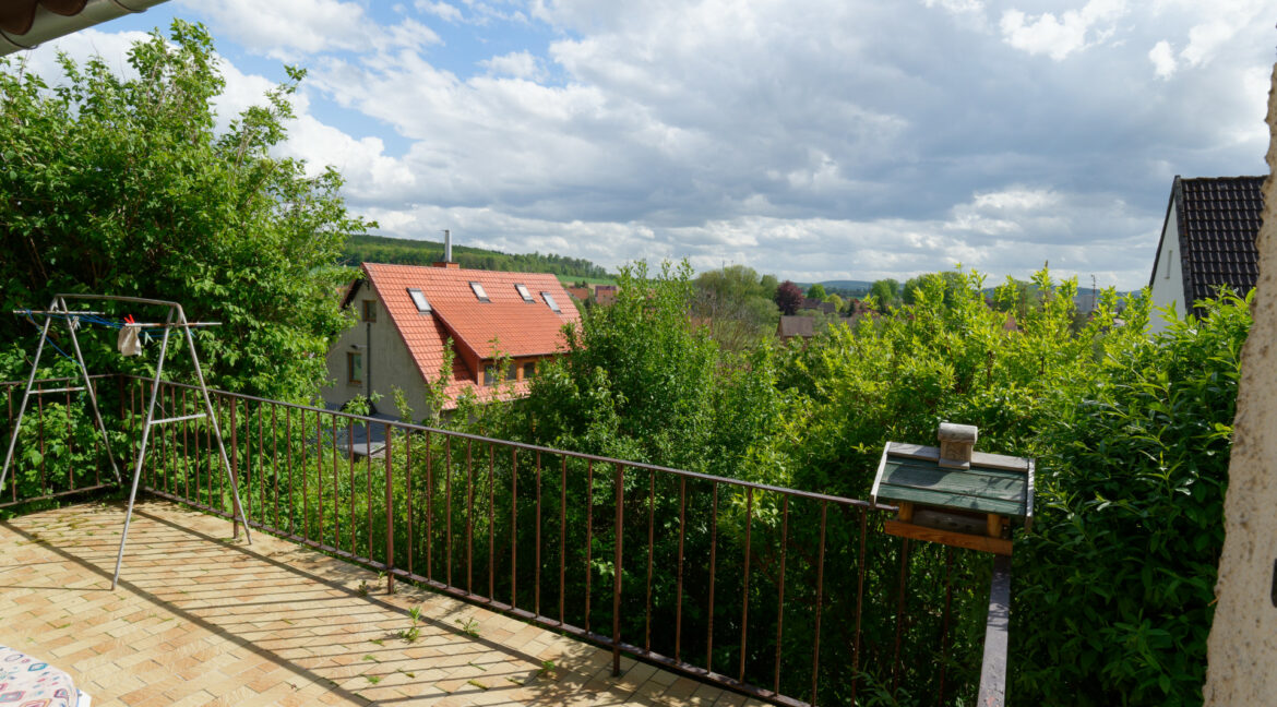 Herrlicher freier Blick von der Terrasse